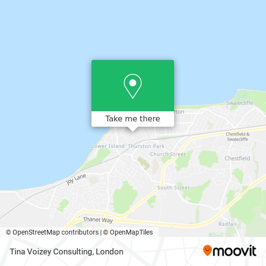 Tina Voizey Consulting map