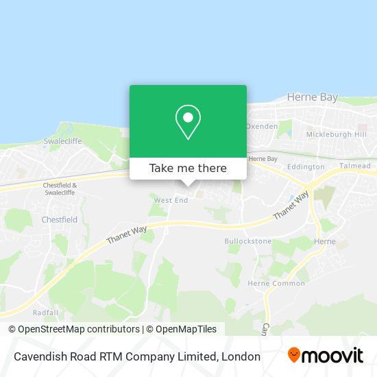 Cavendish Road RTM Company Limited map