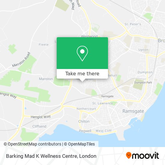 Barking Mad K Wellness Centre map