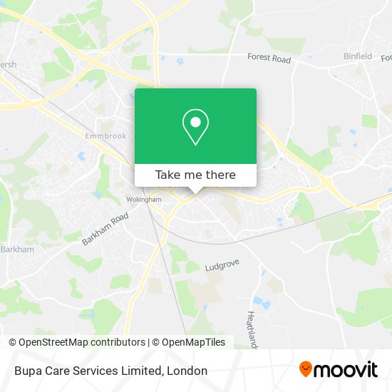 Bupa Care Services Limited map