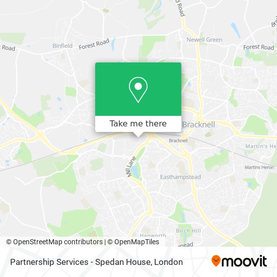Partnership Services - Spedan House map
