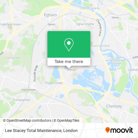 Lee Stacey Total Maintenance map