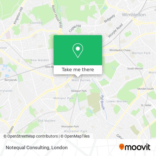 Notequal Consulting map