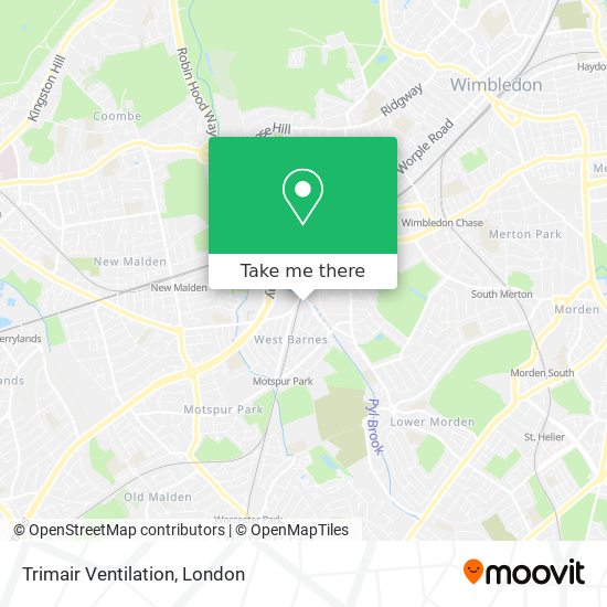 Trimair Ventilation map