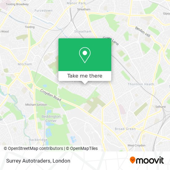 Surrey Autotraders map