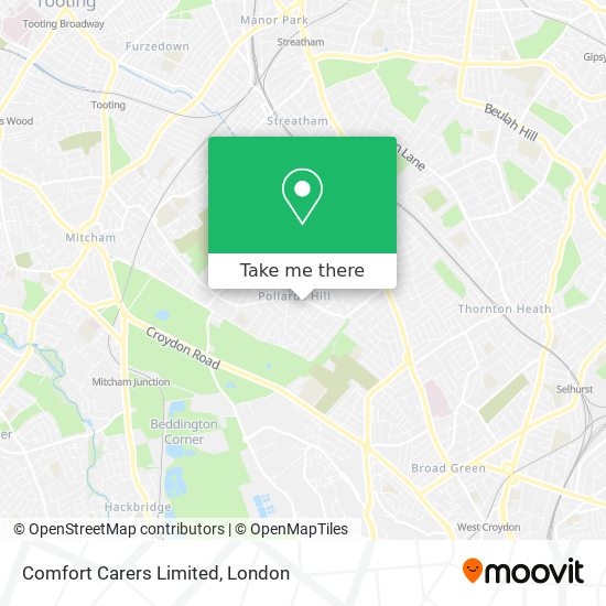 Comfort Carers Limited map