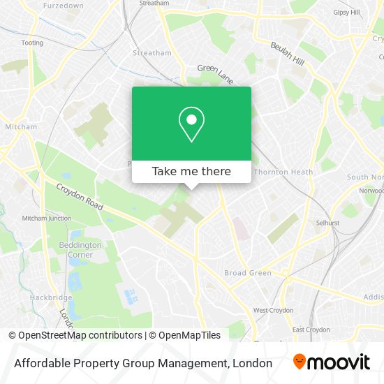 Affordable Property Group Management map