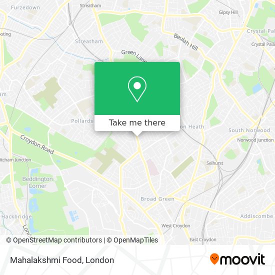 Mahalakshmi Food map