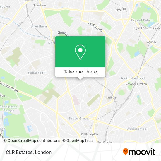 CLR Estates map