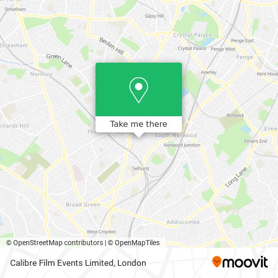 Calibre Film Events Limited map