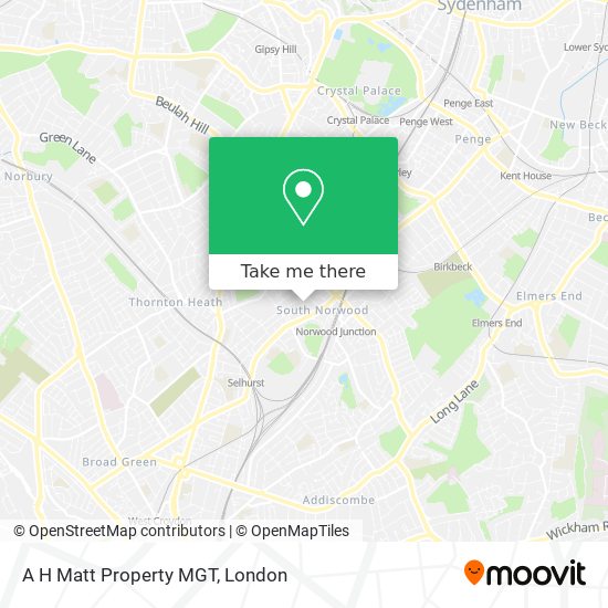 A H Matt Property MGT map