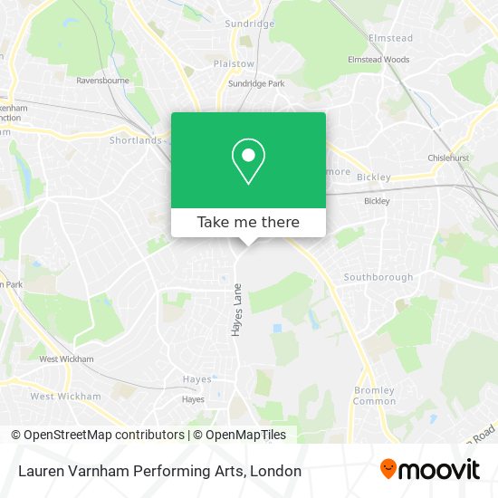 Lauren Varnham Performing Arts map