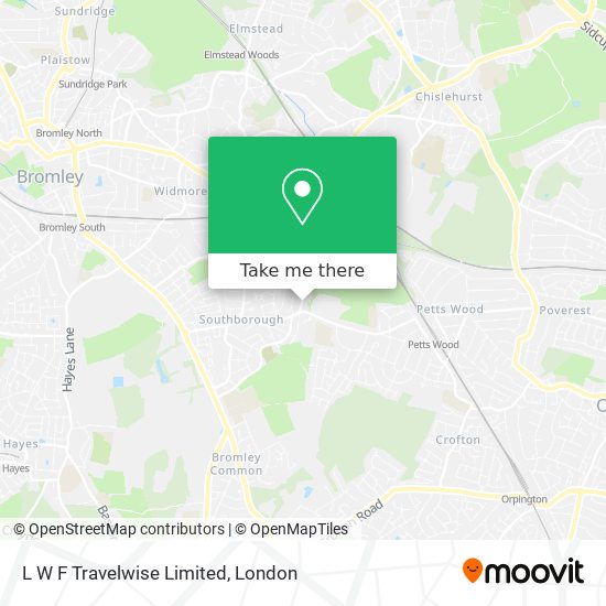 L W F Travelwise Limited map