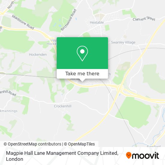 Magpie Hall Lane Management Company Limited map