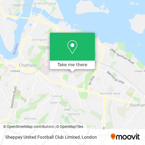 Sheppey United Football Club Limited map