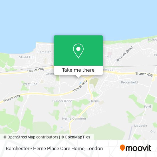 Barchester - Herne Place Care Home map