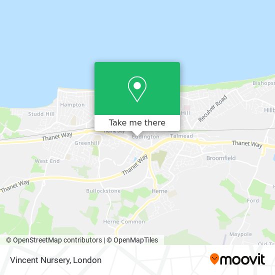 Vincent Nursery map