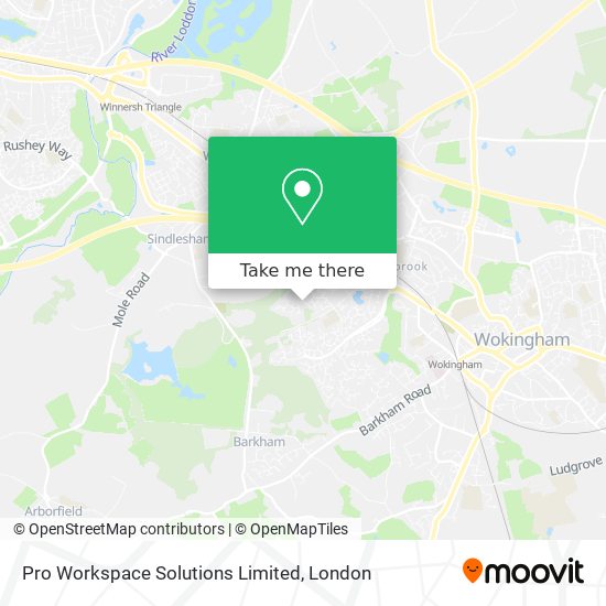 Pro Workspace Solutions Limited map