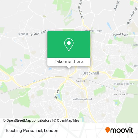 Teaching Personnel map
