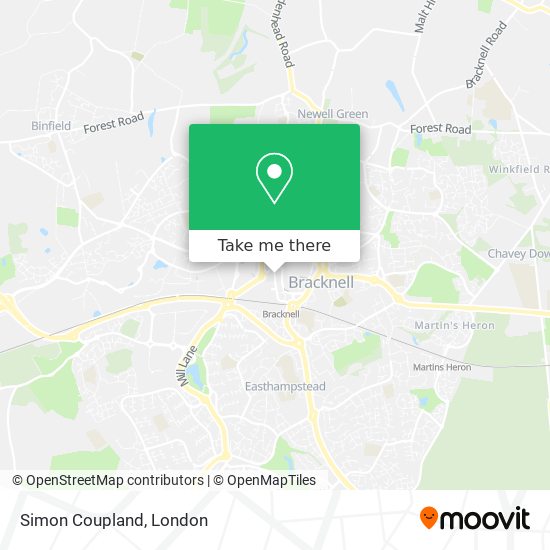 Simon Coupland map