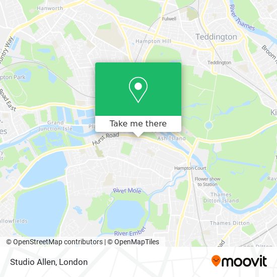 Studio Allen map