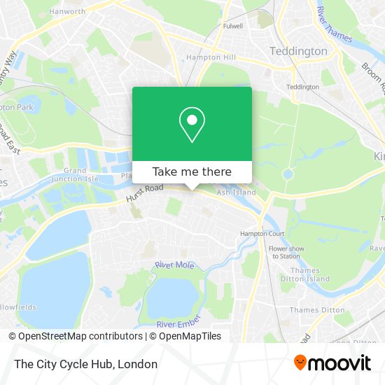 The City Cycle Hub map