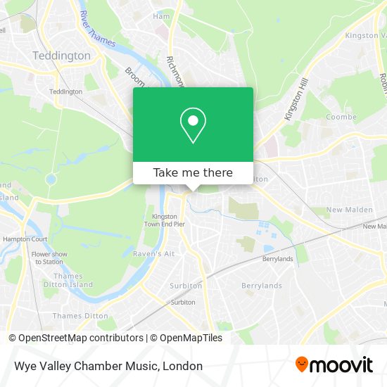 Wye Valley Chamber Music map