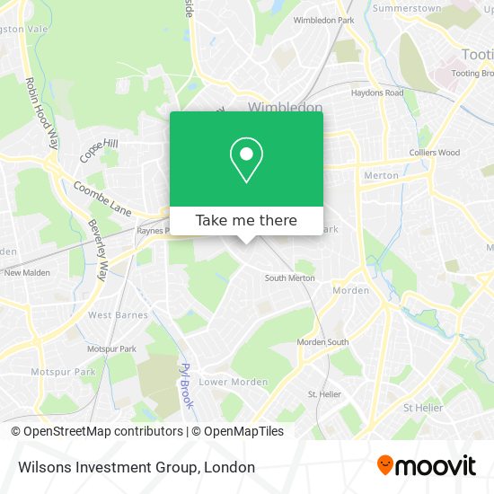 Wilsons Investment Group map