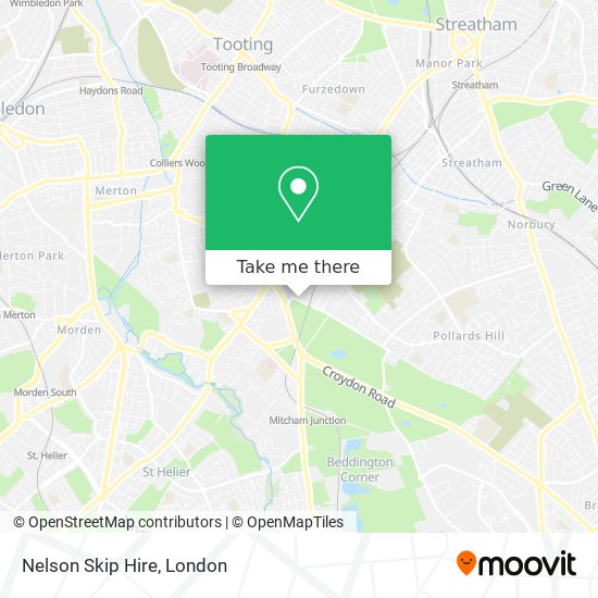 Nelson Skip Hire map