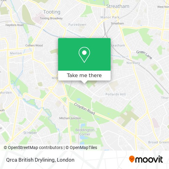 Qrca British Drylining map