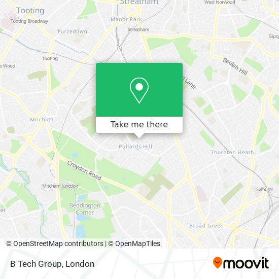 B Tech Group map