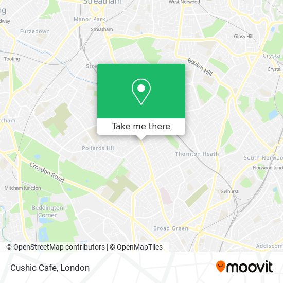 Cushic Cafe map