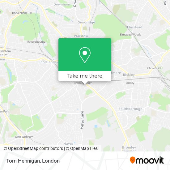 Tom Hennigan map