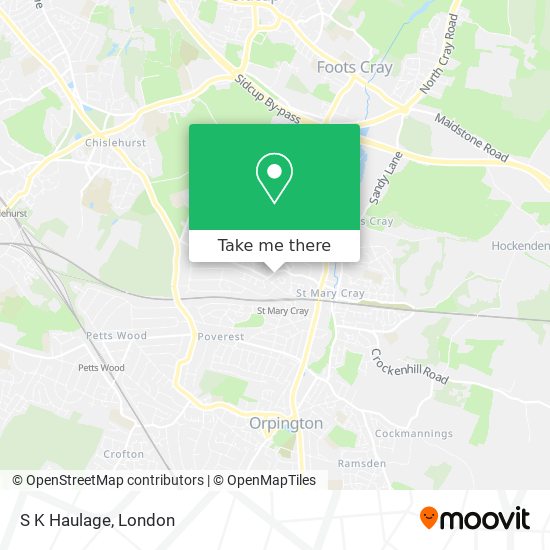 S K Haulage map