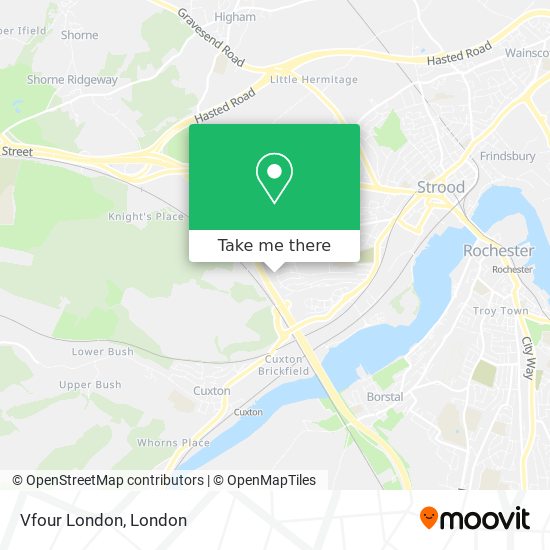Vfour London map