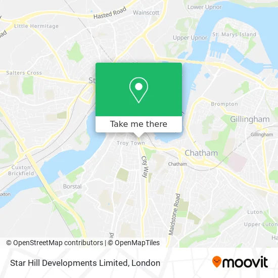 Star Hill Developments Limited map