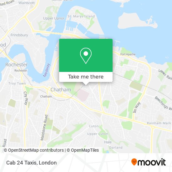 Cab 24 Taxis map
