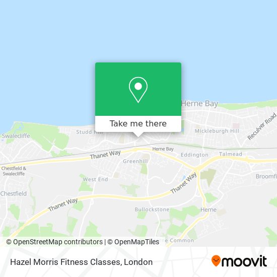 Hazel Morris Fitness Classes map