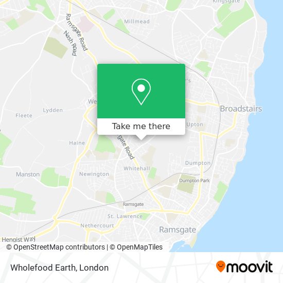 Wholefood Earth map