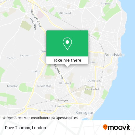 Dave Thomas map
