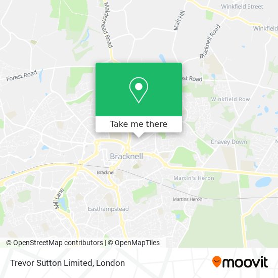 Trevor Sutton Limited map