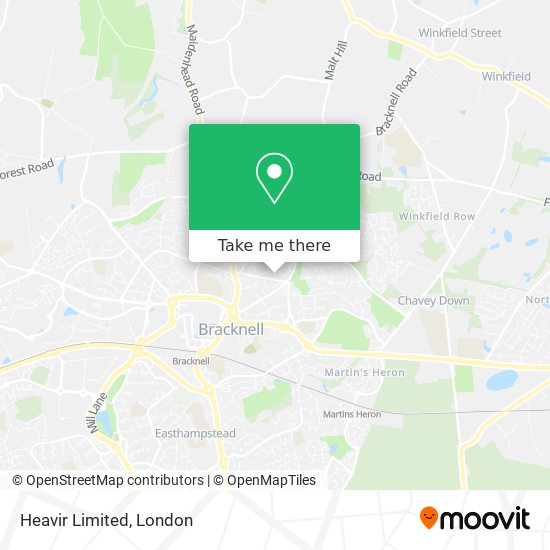Heavir Limited map