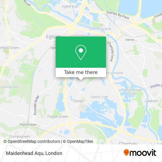 Maidenhead Aqu map