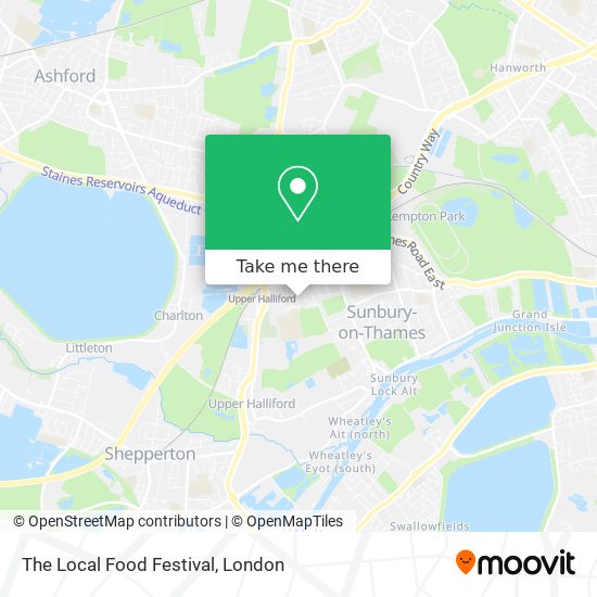 The Local Food Festival map