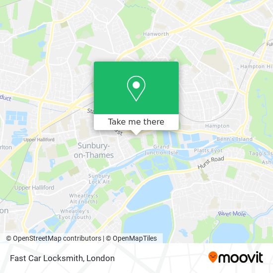 Fast Car Locksmith map