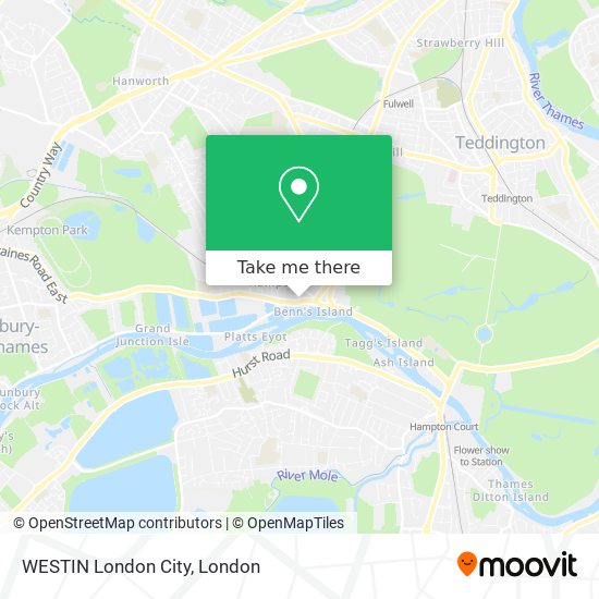 WESTIN London City map