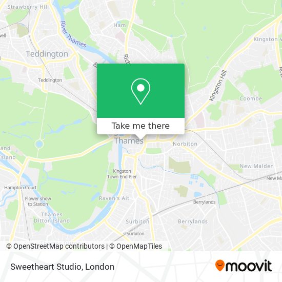 Sweetheart Studio map