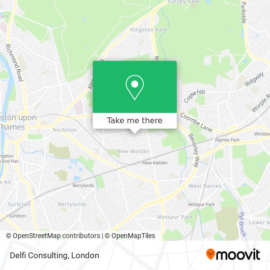 Delfi Consulting map