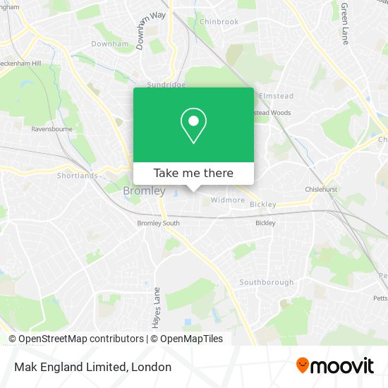 Mak England Limited map