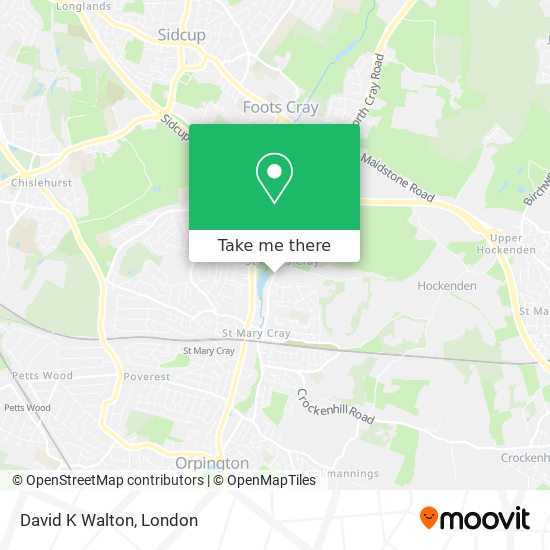 David K Walton map